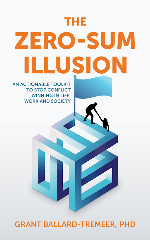 The Zero-Sum Illusion Book Cover Mockup